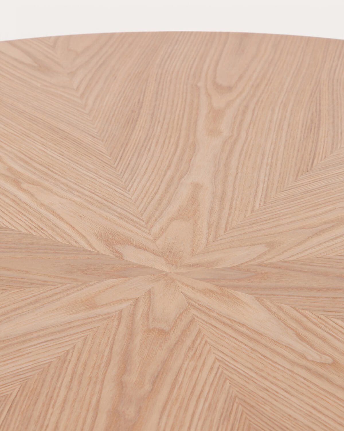 Set de Mesa de Comedor Redonda de Madera (Ø120 cm) Era y 4 Sillas de Tela Rene, imagen de galería 6