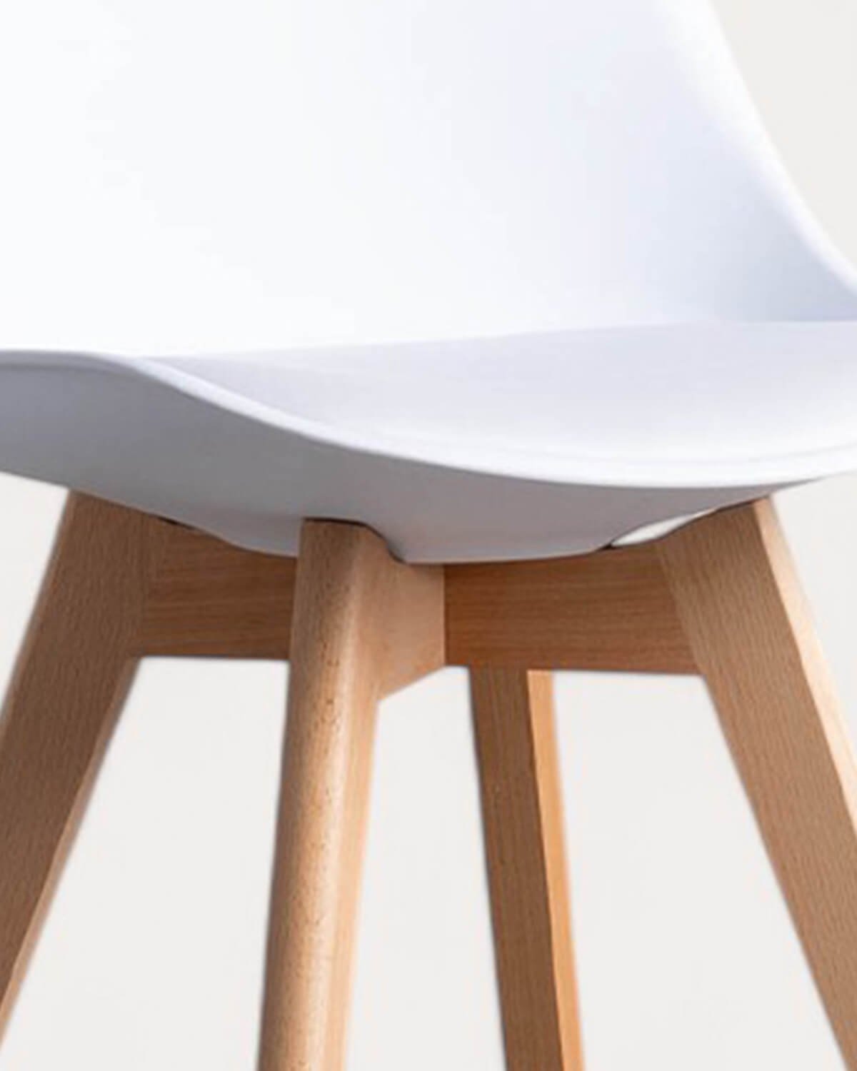 Silla de Comedor de Polipropileno y Madera Fine Freya, imagen de galería 6
