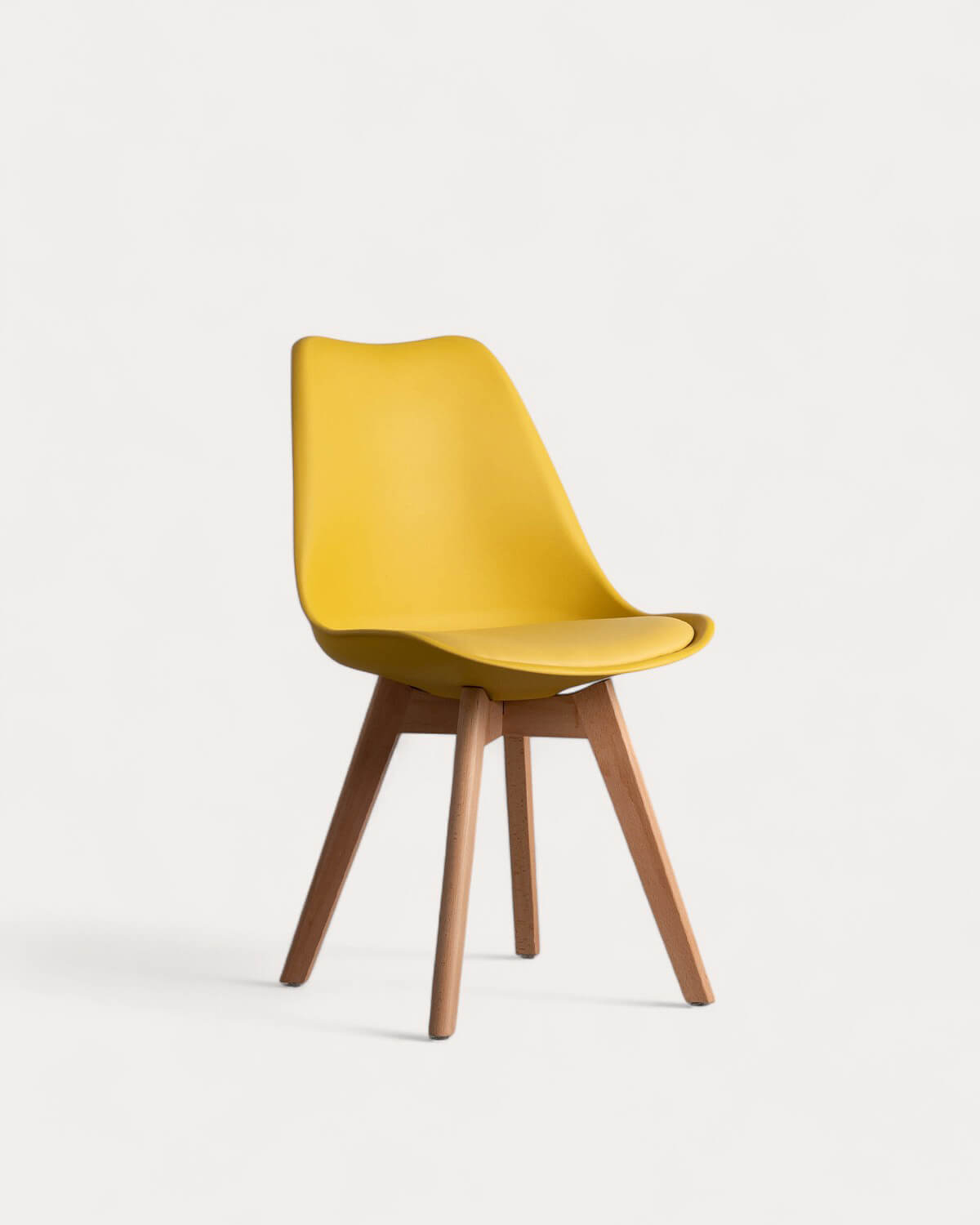 Pack 2 Sillas de Comedor de Polipropileno y Madera Fine Freya, imagen de galería 1