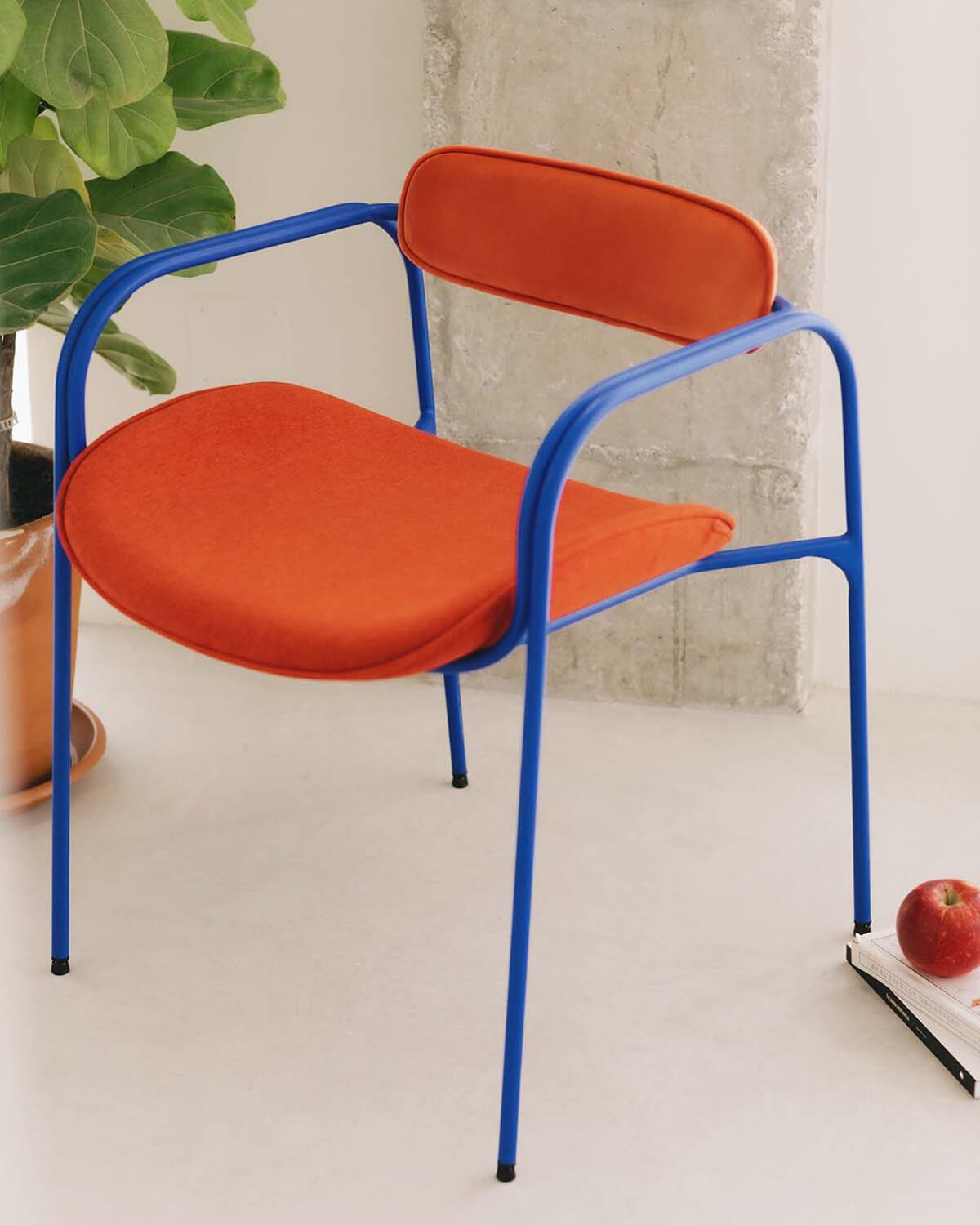 Pack 4 Sillas de Comedor con Reposabrazos de Terciopelo y Tela Ilan, imagen de galería 3