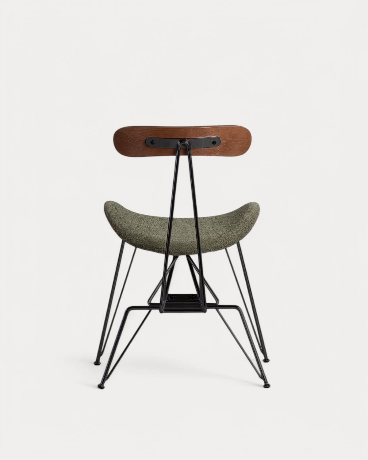 Silla de Comedor de Tela y Madera Brunela, imagen de galería 5