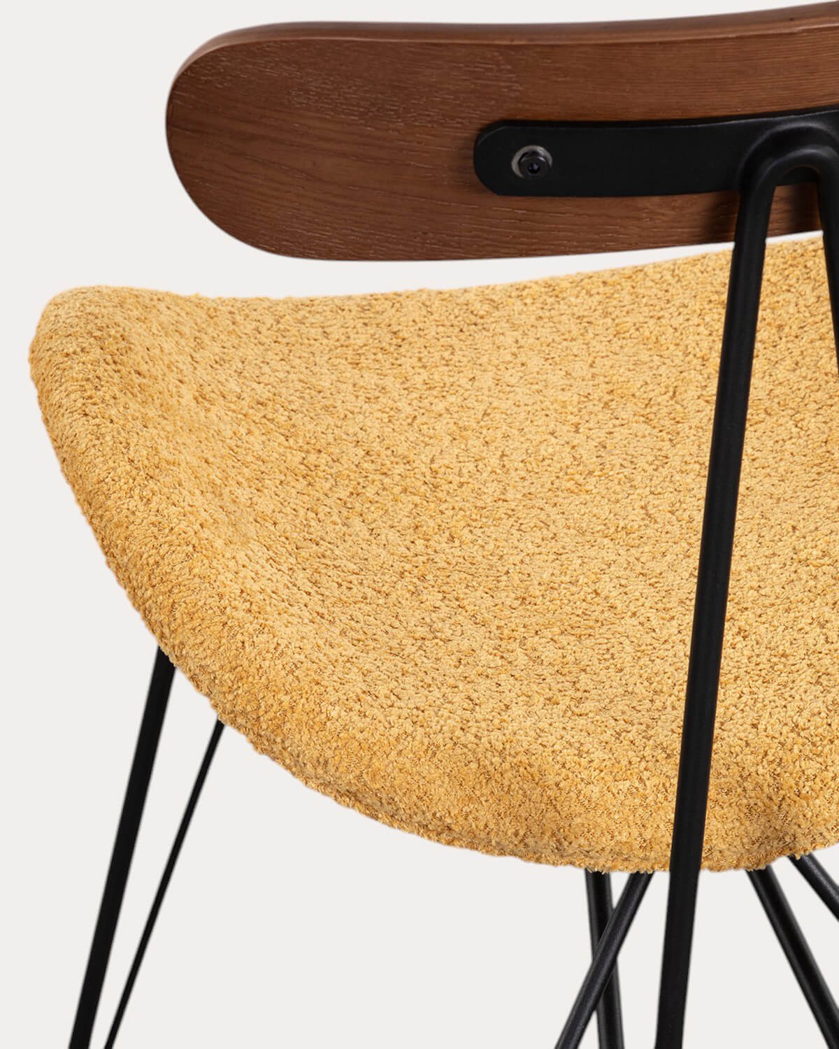 Silla de Comedor de Tela y Madera Brunela, imagen de galería 8