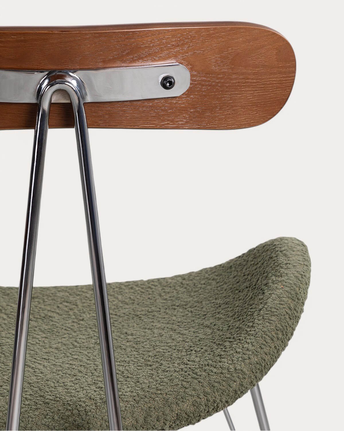 Silla de Comedor de Tela y Madera Brunela, imagen de galería 8