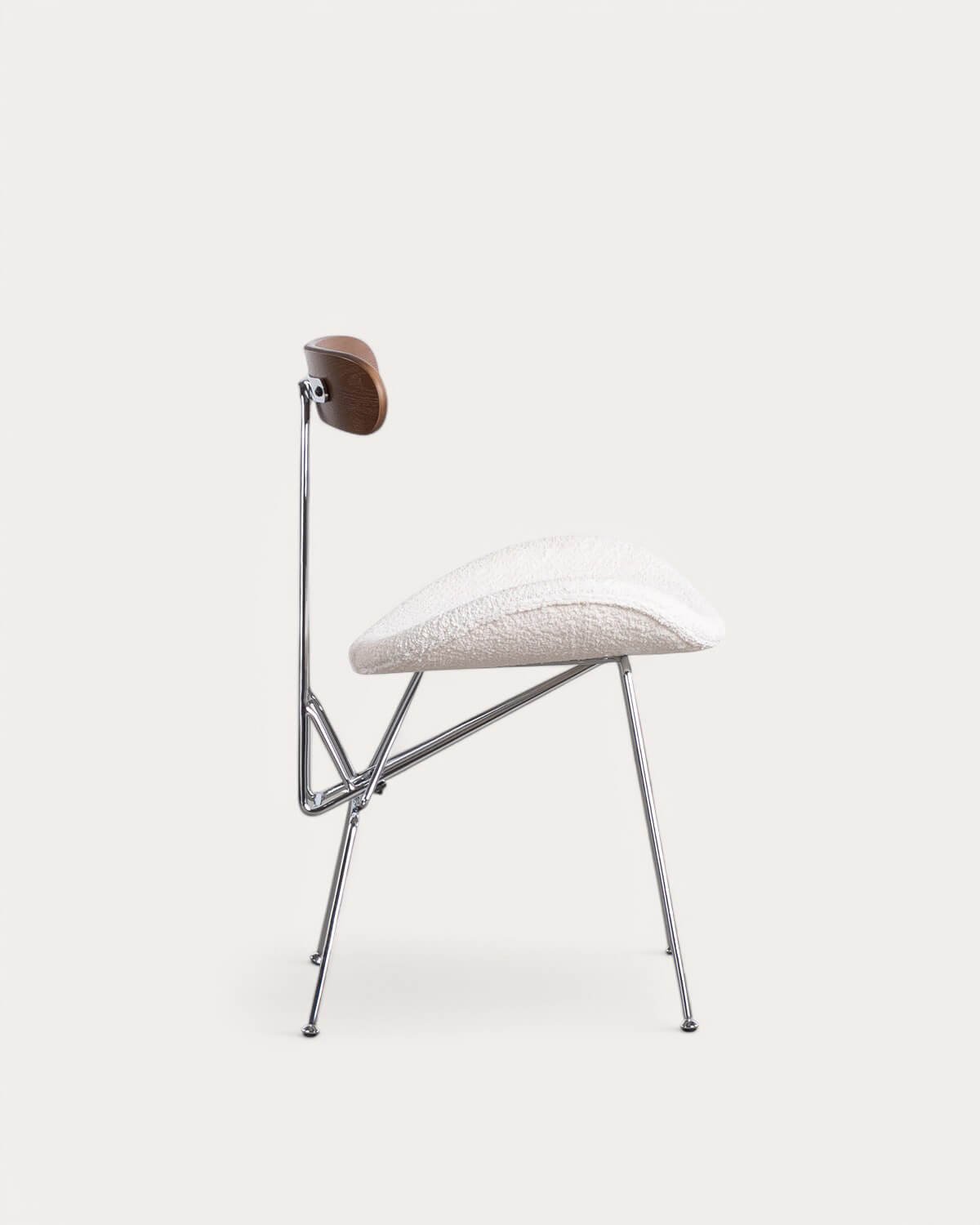 Silla de Comedor de Tela y Madera Brunela, imagen de galer&iacute;a 4