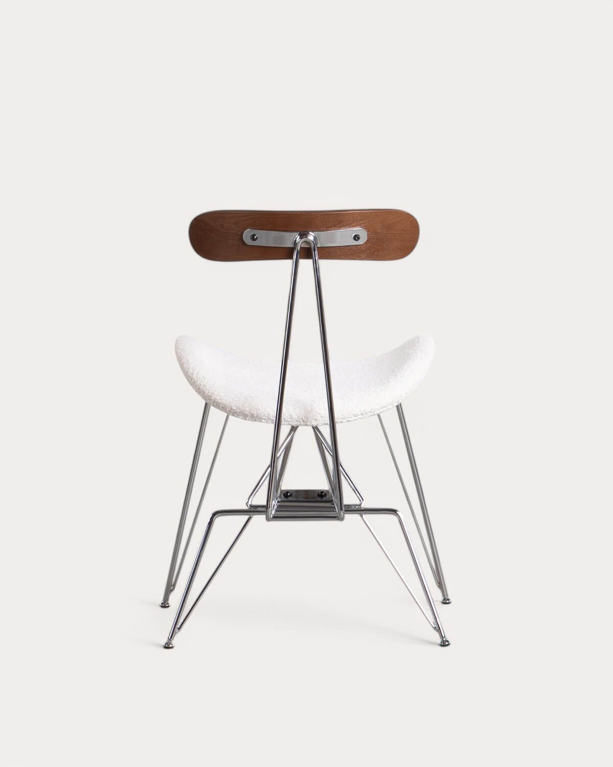 Silla de Comedor de Tela y Madera Brunela, imagen de galer&iacute;a 5