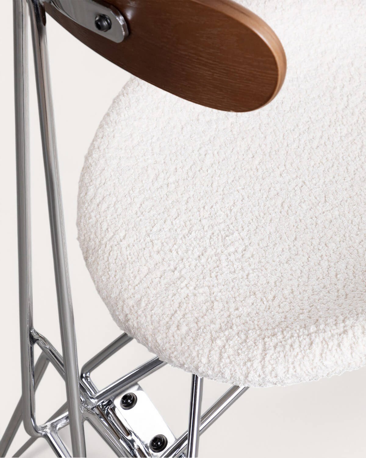 Silla de Comedor de Tela y Madera Brunela, imagen de galer&iacute;a 6