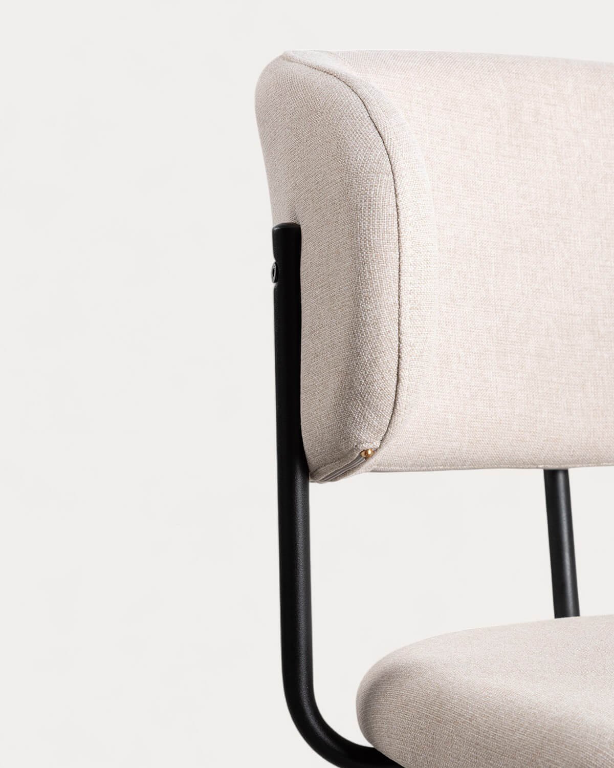 Silla de Comedor de Tela y Metal Bonse, imagen de galería 7