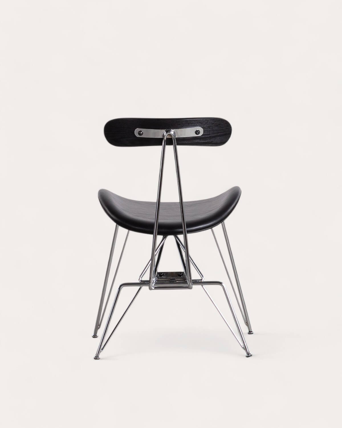 Silla de Comedor de Polipiel y Madera Brunela, imagen de galería 5