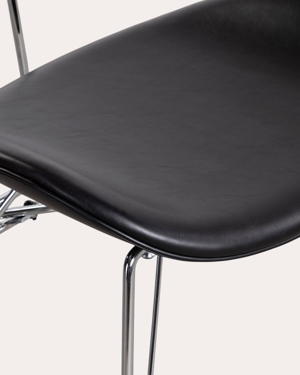 Silla de Comedor de Polipiel y Madera Brunela, imagen de galería 7