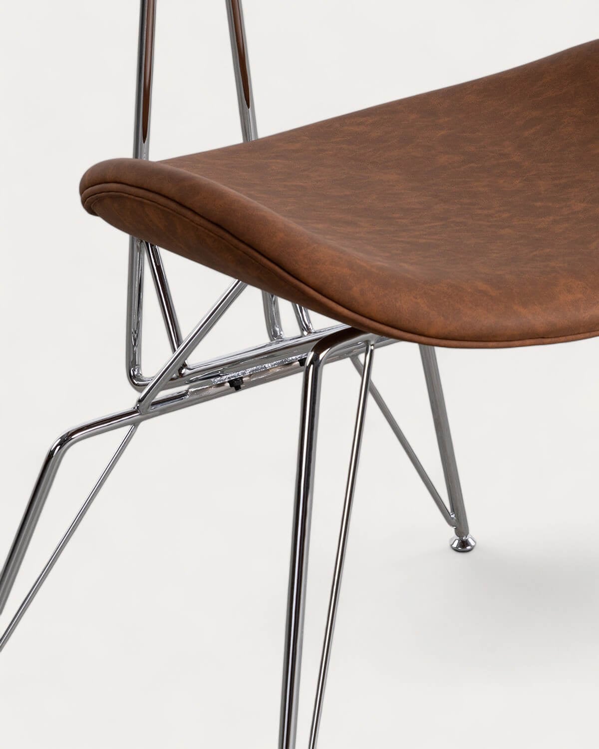 Silla de Comedor de Polipiel y Madera Brunela, imagen de galer&iacute;a 6