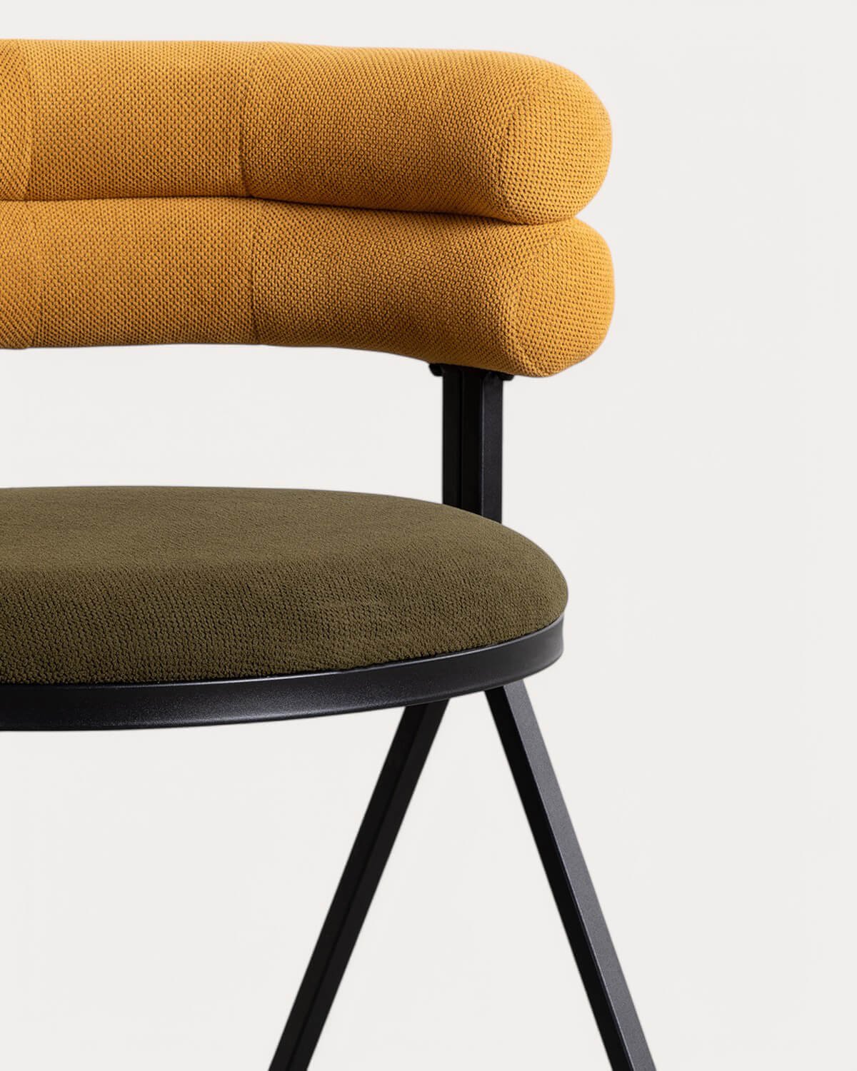 Silla de Comedor de Tela y Metal Aixa, imagen de galería 6