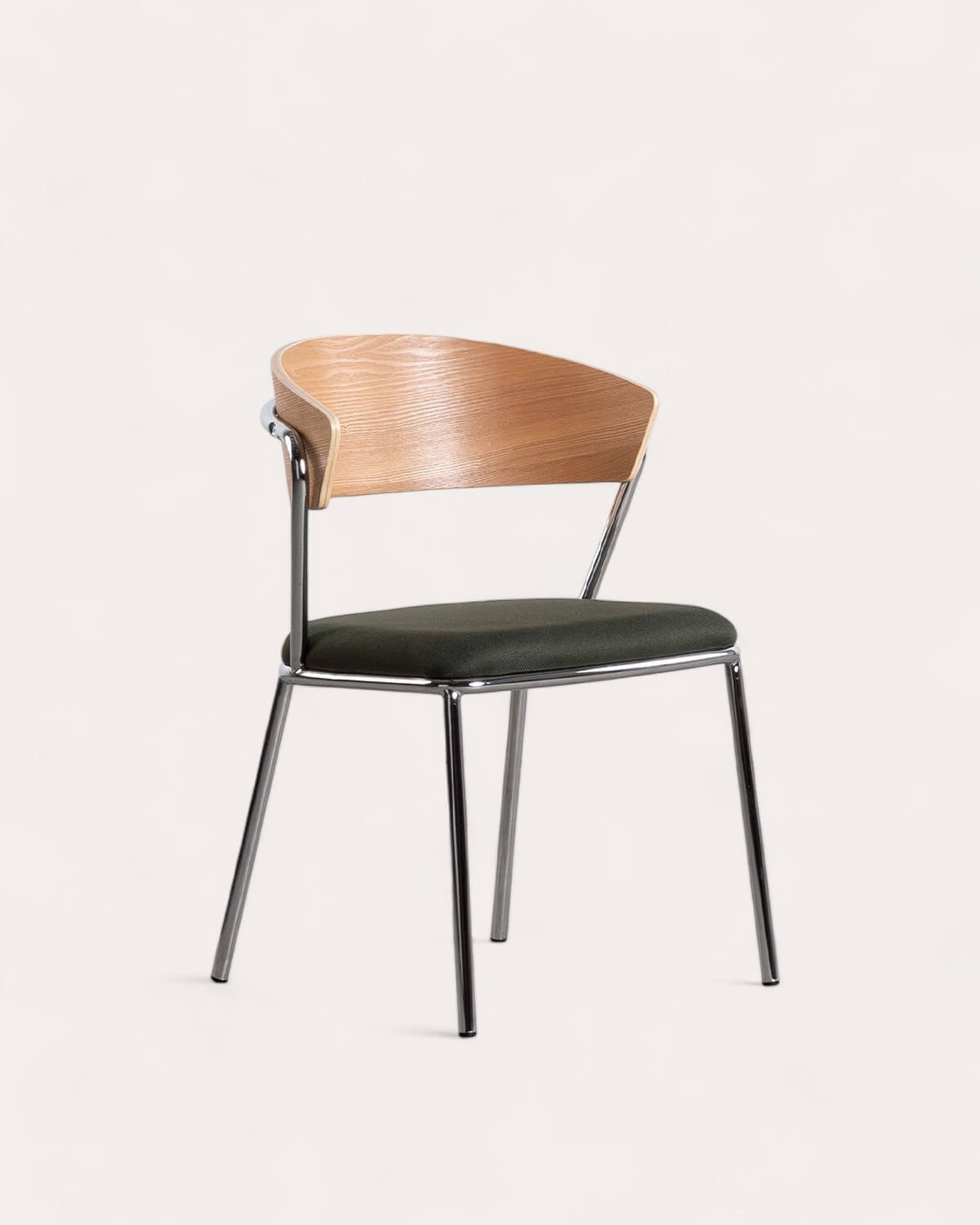 Pack 2 Sillas de Comedor de Madera y Metal Arua, imagen de galería 1