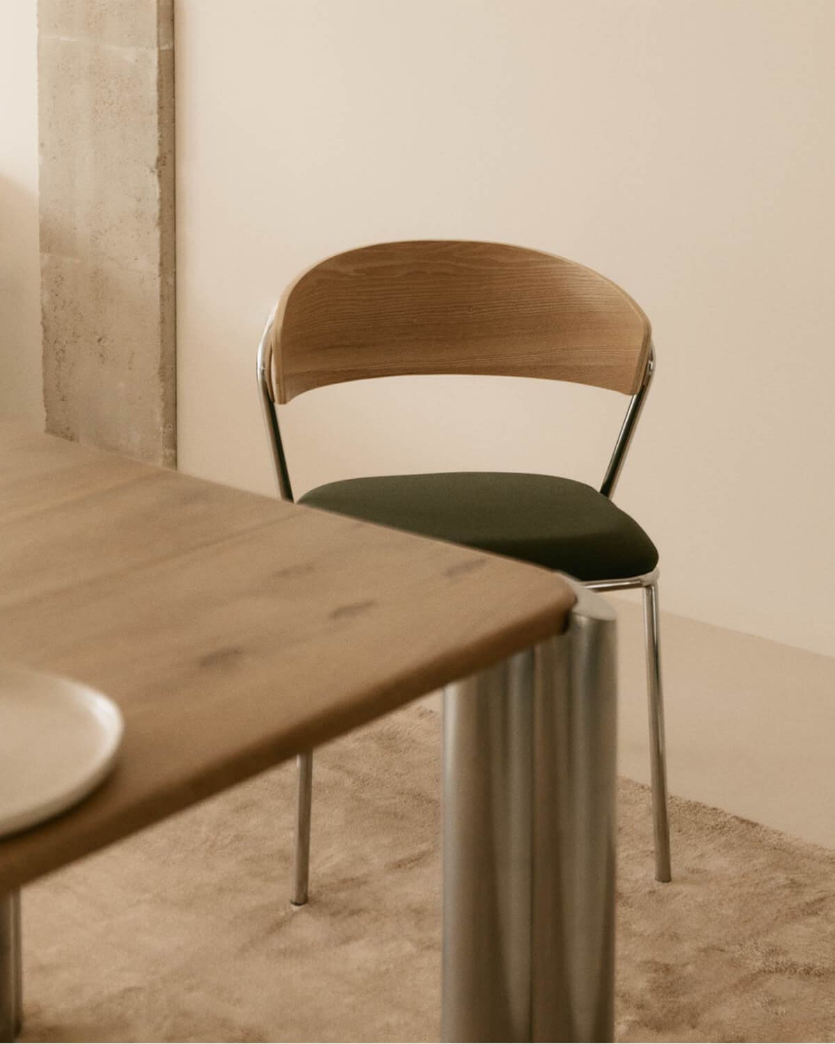 Pack 2 Sillas de Comedor de Madera y Metal Arua, imagen de galería 2