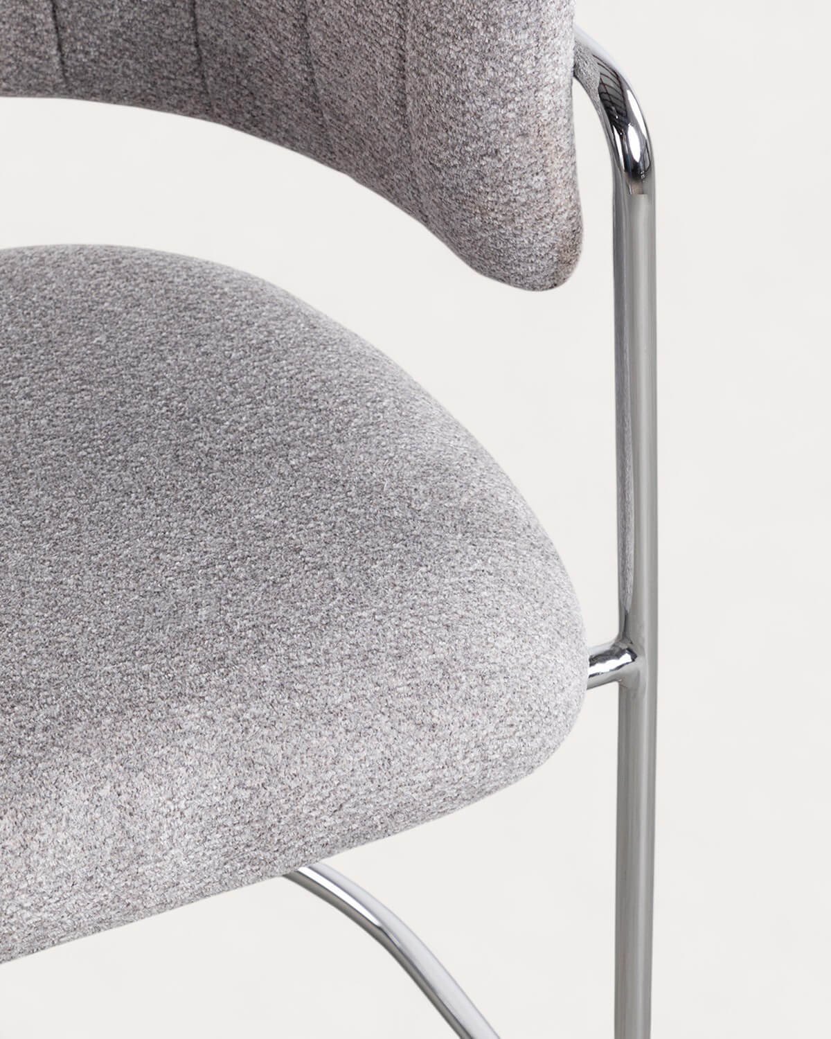 Silla de Comedor de Tela y Metal Petra, imagen de galería 7