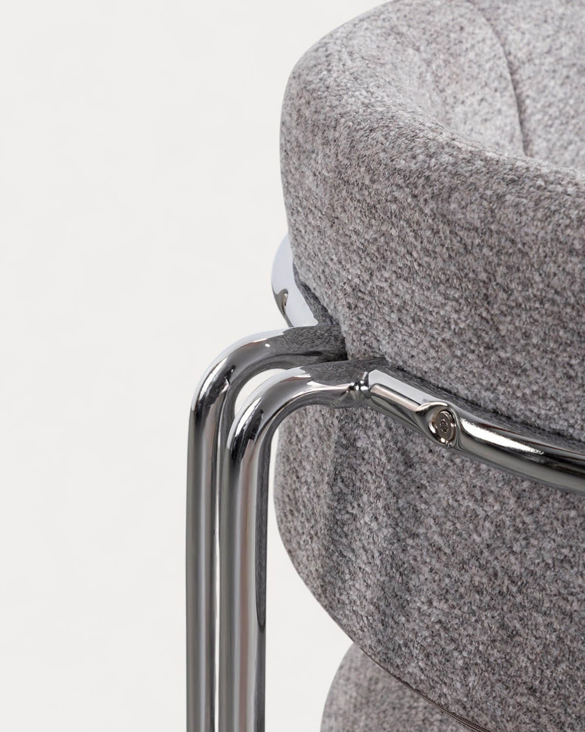 Silla de Comedor de Tela y Metal Petra, imagen de galería 8