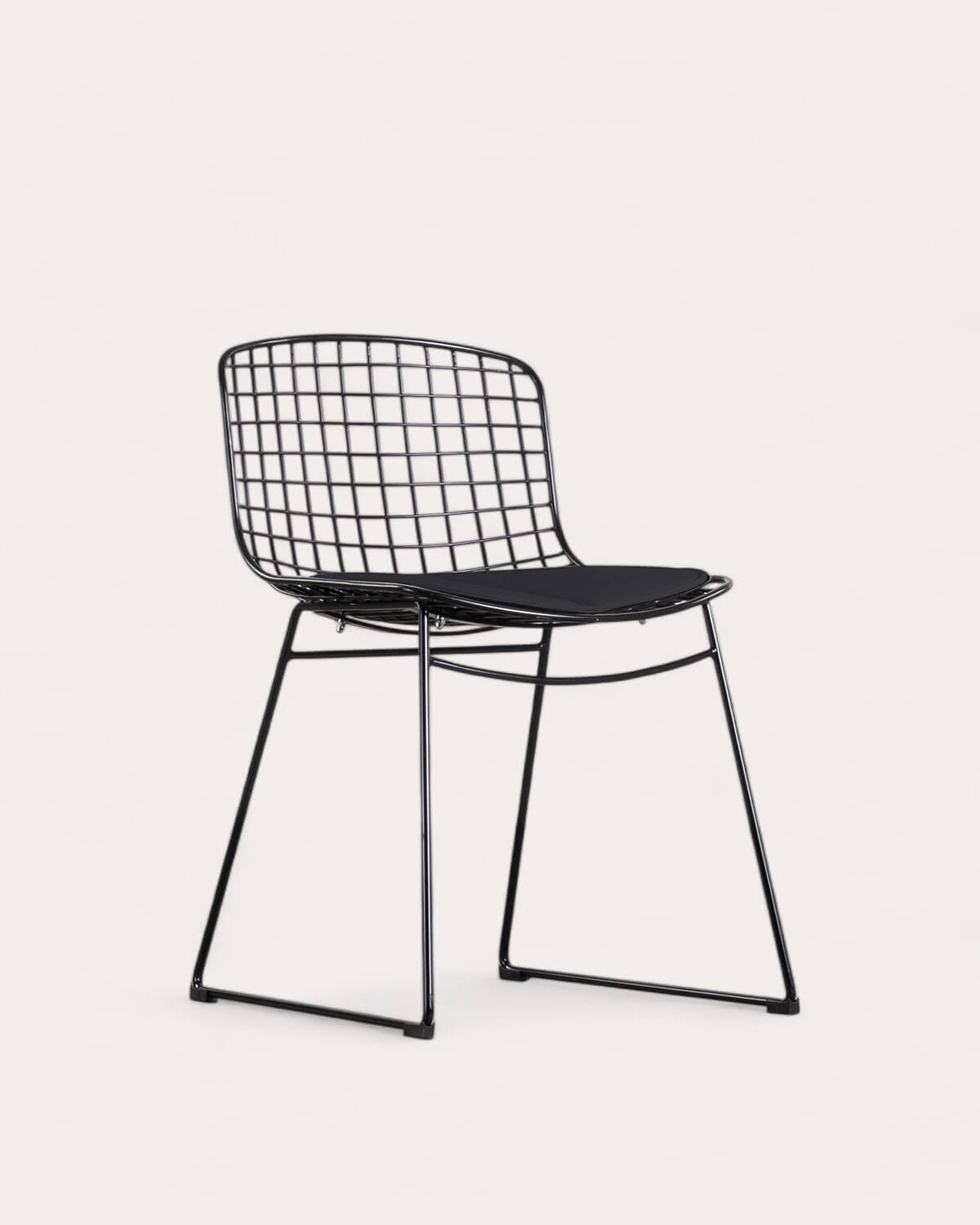 Silla de Comedor de Metal Aras Respaldo Bajo, imagen de galería 1