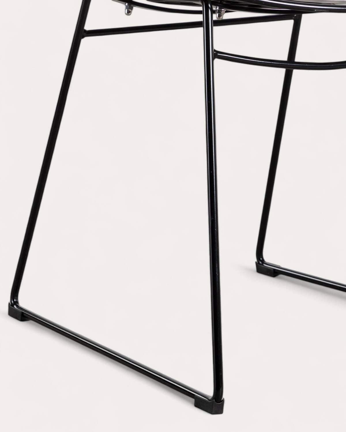 Silla de Comedor de Metal Aras Respaldo Bajo, imagen de galería 7