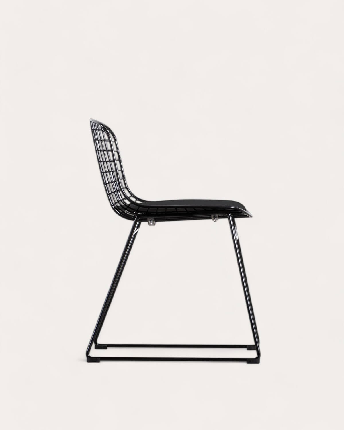 Silla de Comedor de Metal Aras Respaldo Bajo, imagen de galería 4