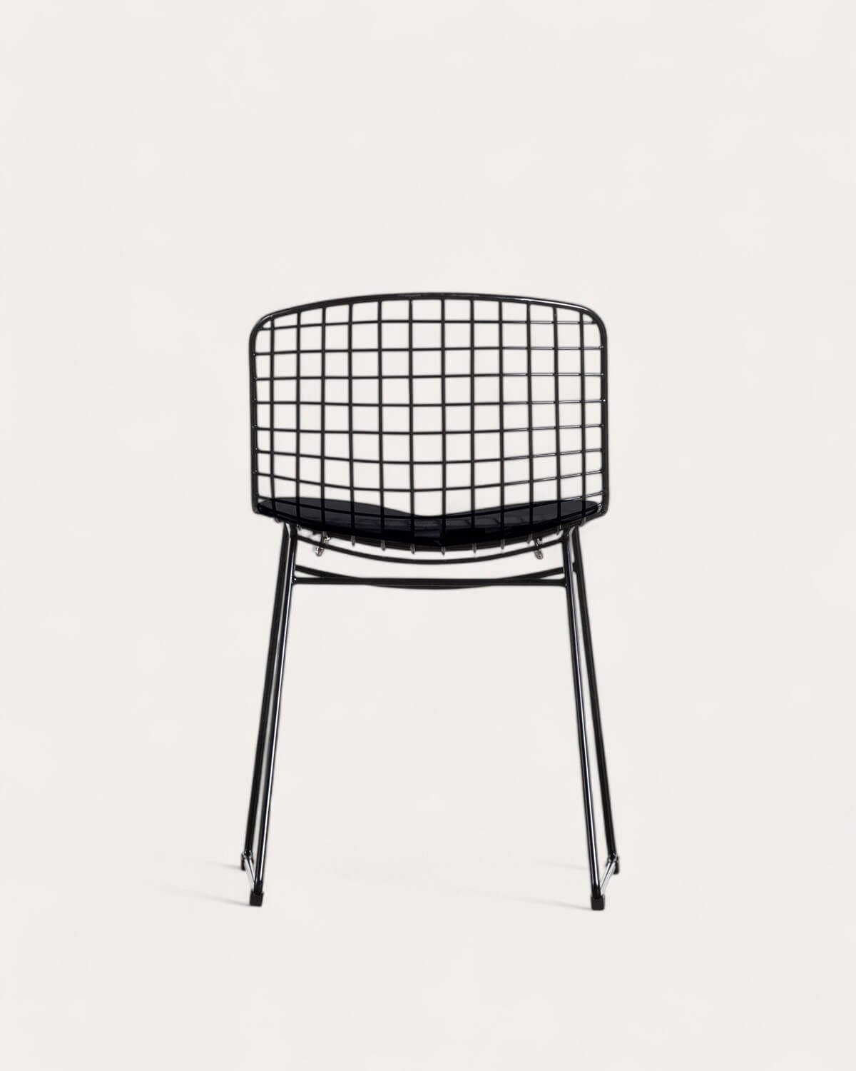 Silla de Comedor de Metal Aras Respaldo Bajo, imagen de galería 5