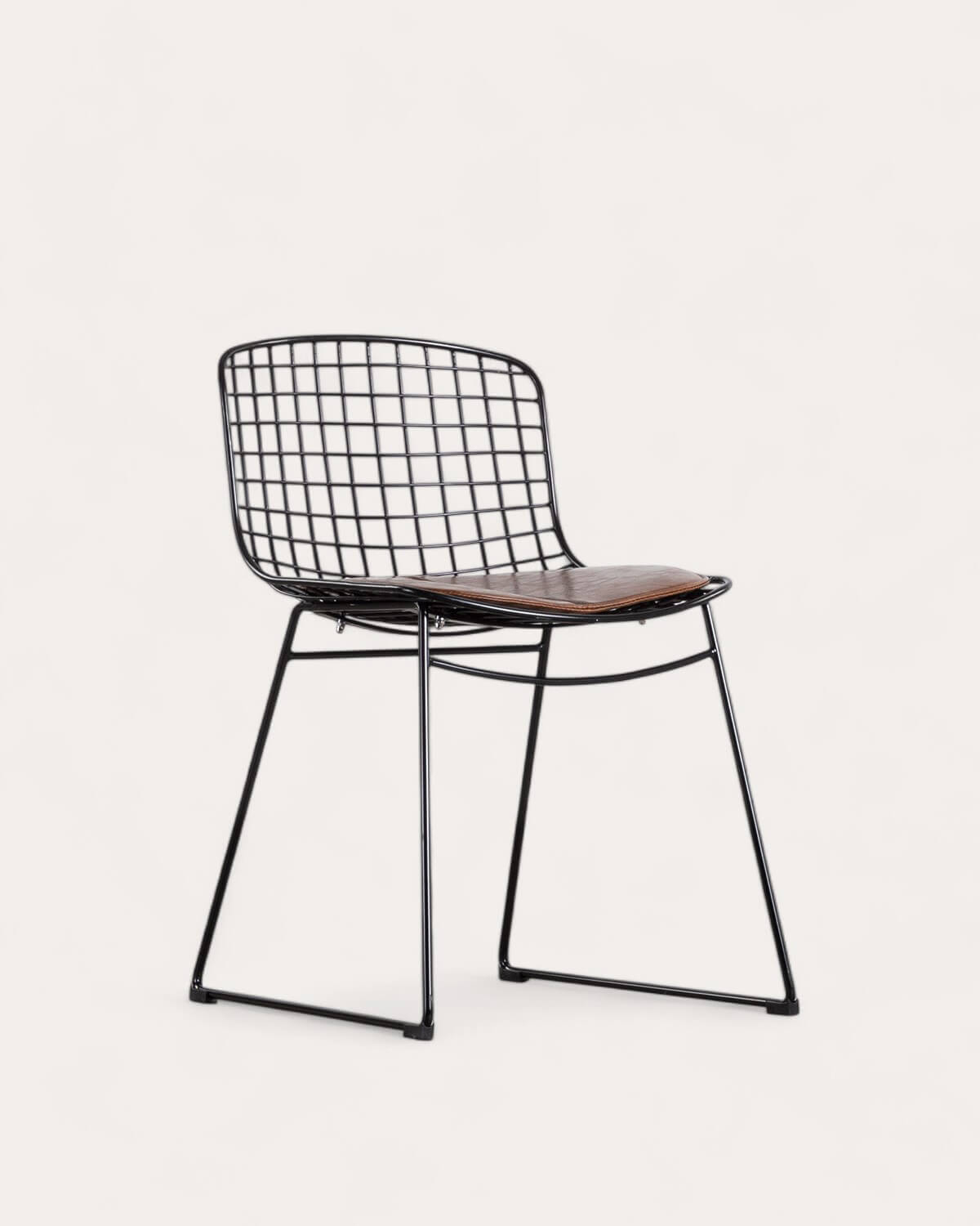 Silla de Comedor de Metal Aras Respaldo Bajo, imagen de galería 1