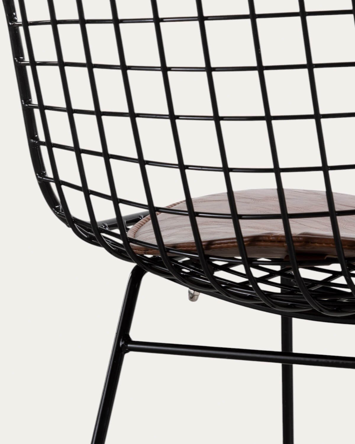 Silla de Comedor de Metal Aras Respaldo Bajo, imagen de galería 7