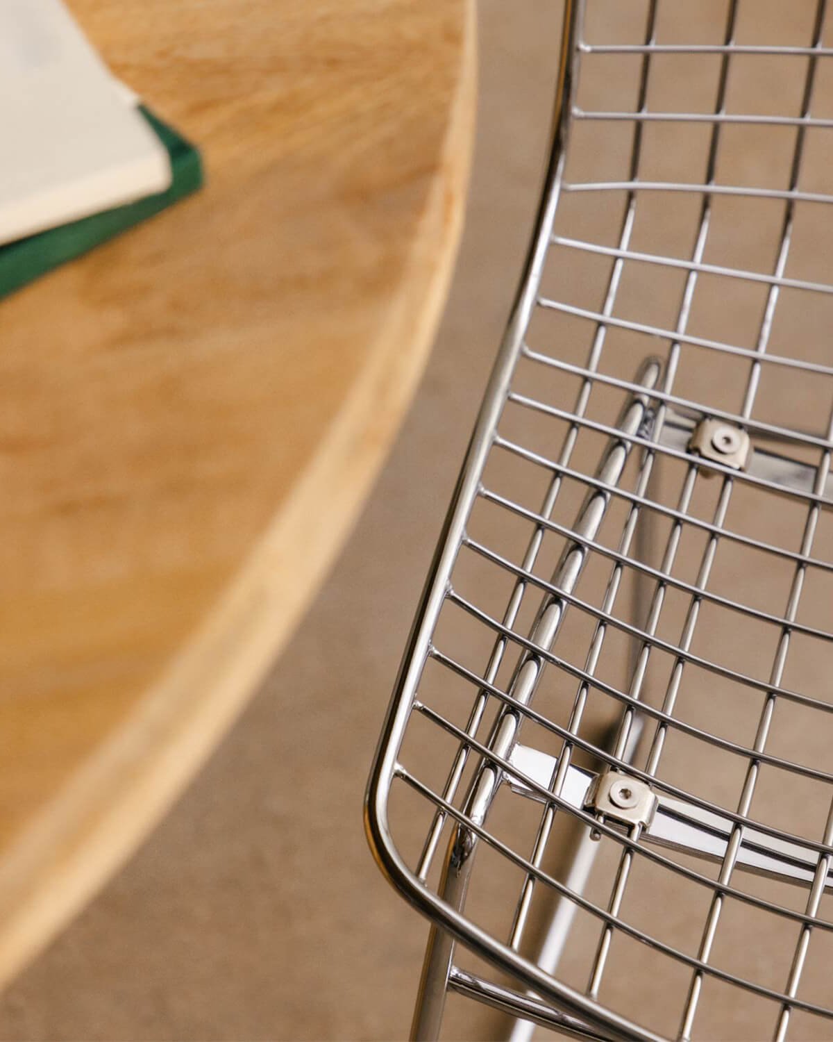 Silla de Comedor de Metal Aras Respaldo Bajo, imagen de galería 3