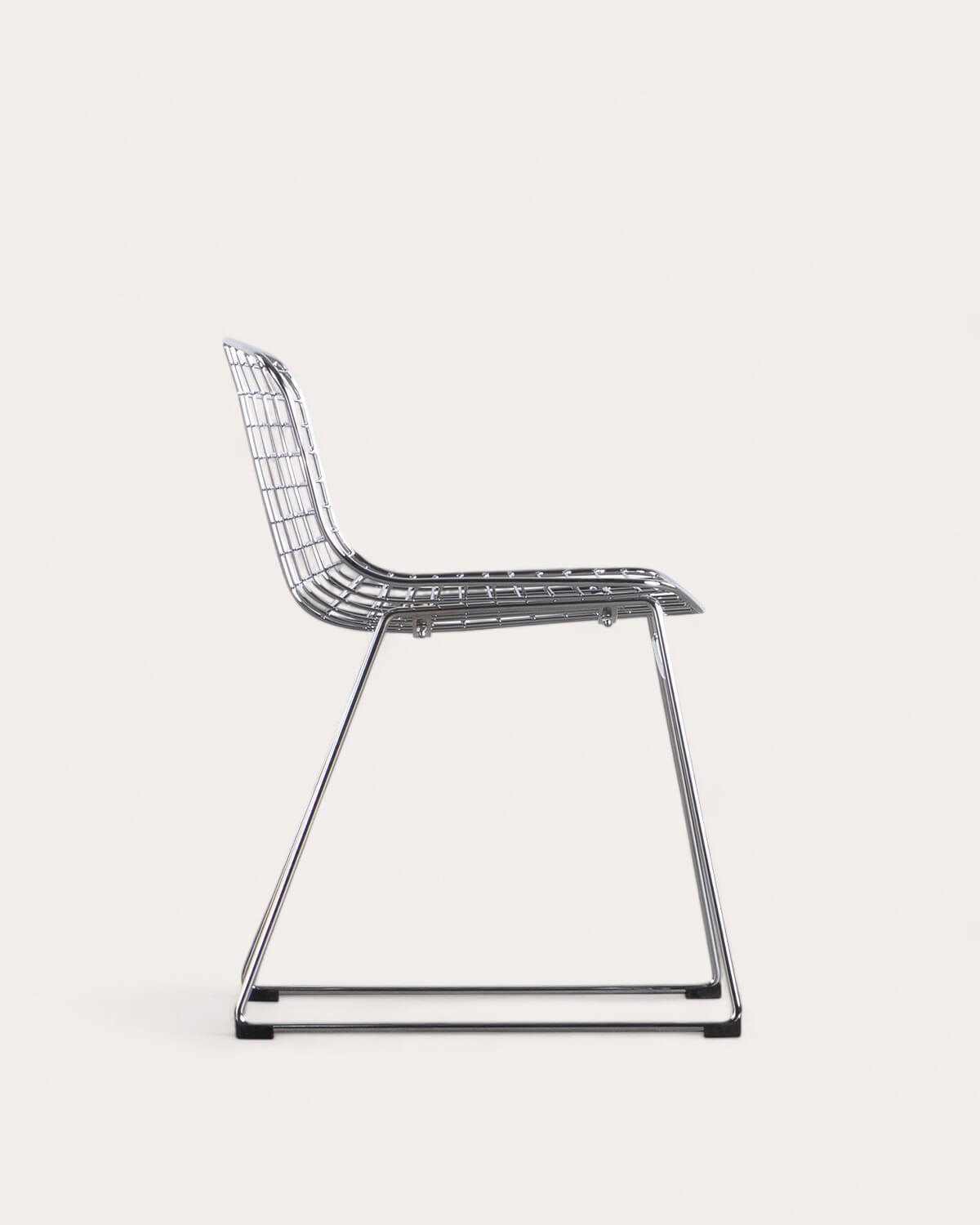 Silla de Comedor de Metal Aras Respaldo Bajo, imagen de galería 4