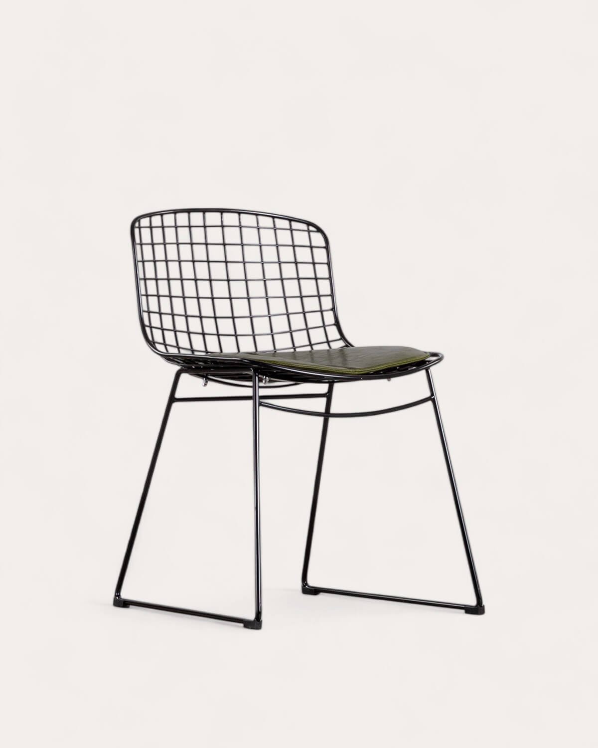 Silla de Comedor de Metal Aras Respaldo Bajo, imagen de galería 1