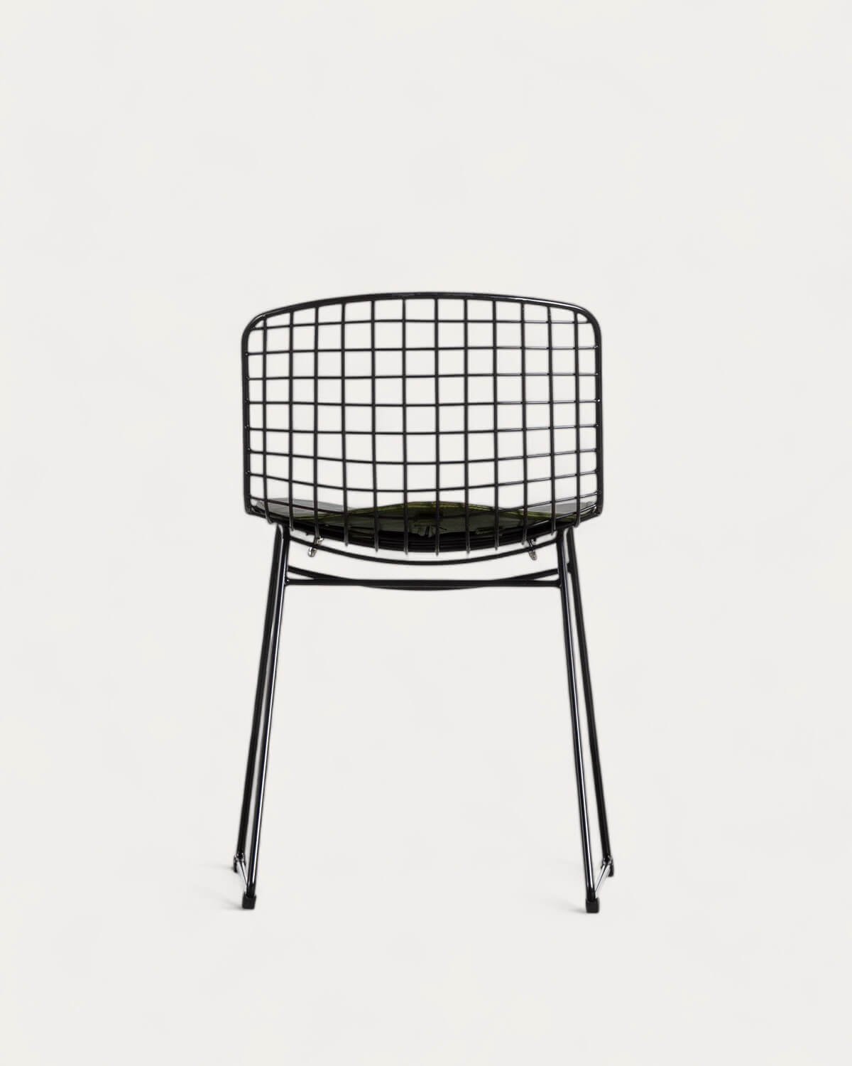 Silla de Comedor de Metal Aras Respaldo Bajo, imagen de galería 5