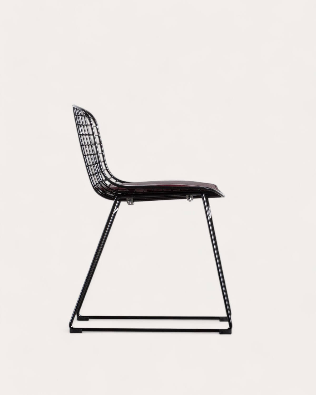 Silla de Comedor de Metal Aras Respaldo Bajo, imagen de galería 4