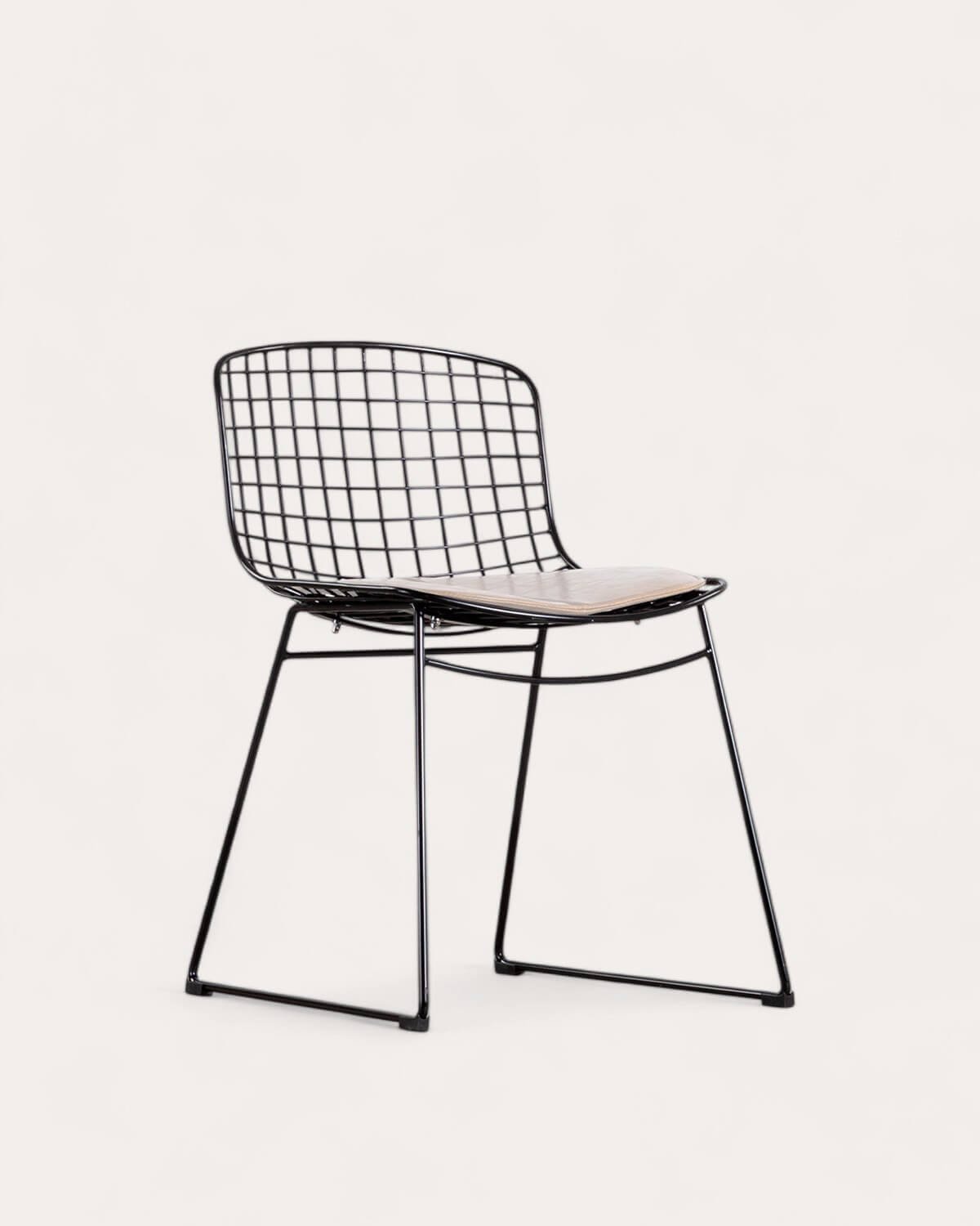 Silla de Comedor de Metal Aras Respaldo Bajo, imagen de galería 1