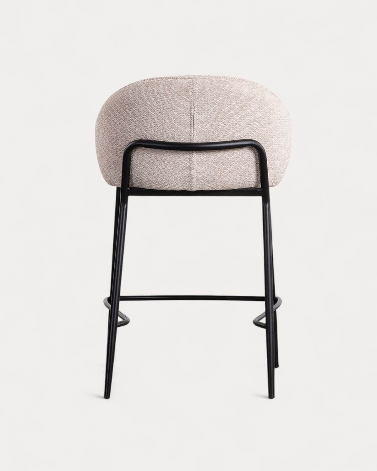 Taburete Alto de Tela y Metal (64 cm) Emna, imagen de galería 5