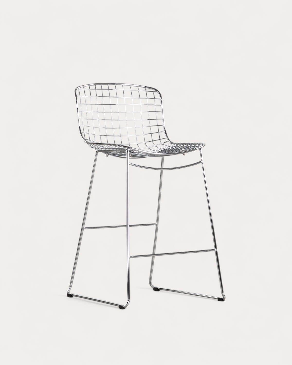 Taburete Alto de Metal (66 cm) Respaldo Bajo Aras , imagen de galer&iacute;a 1