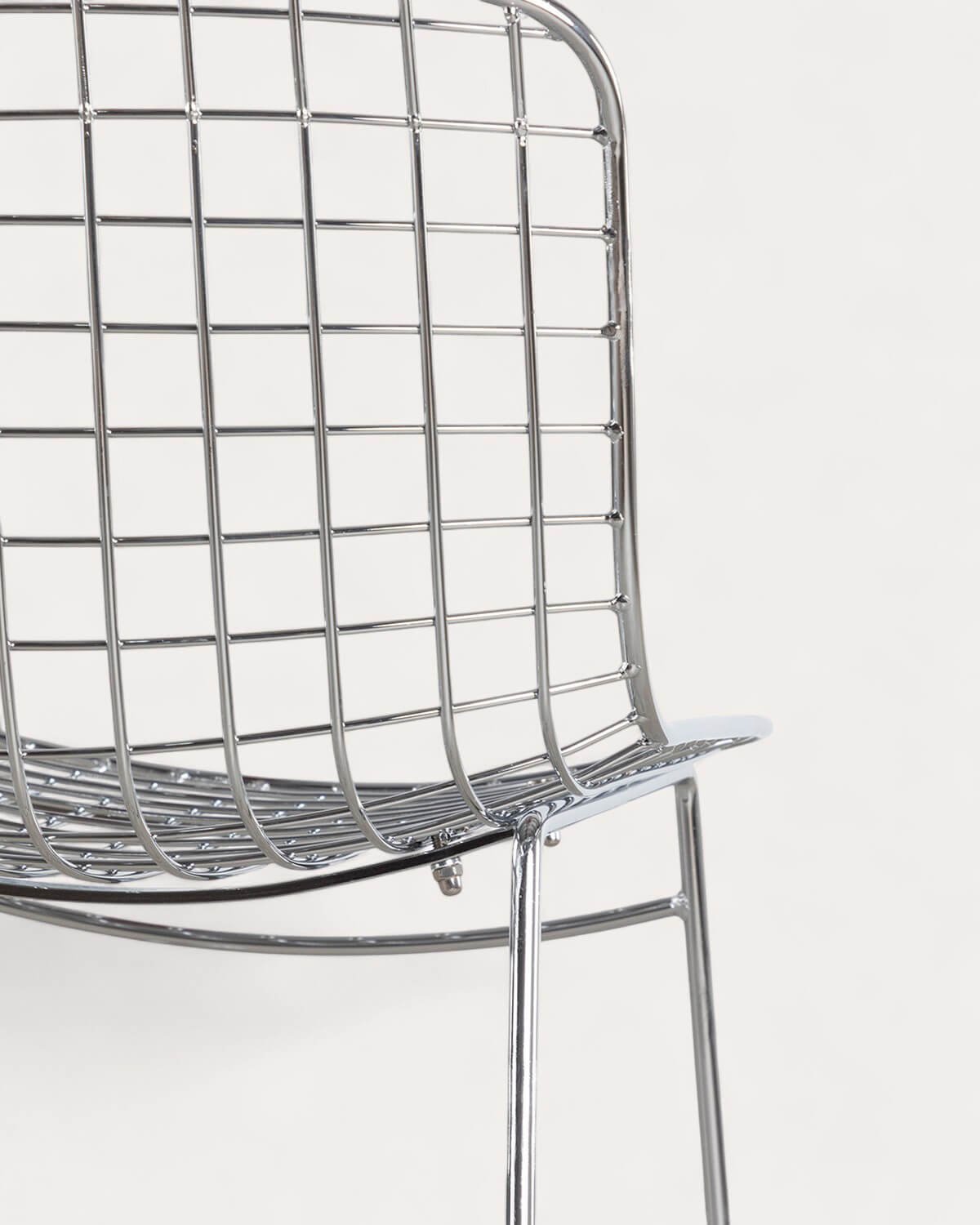 Taburete Alto de Metal (66 cm) Respaldo Bajo Aras , imagen de galería 4