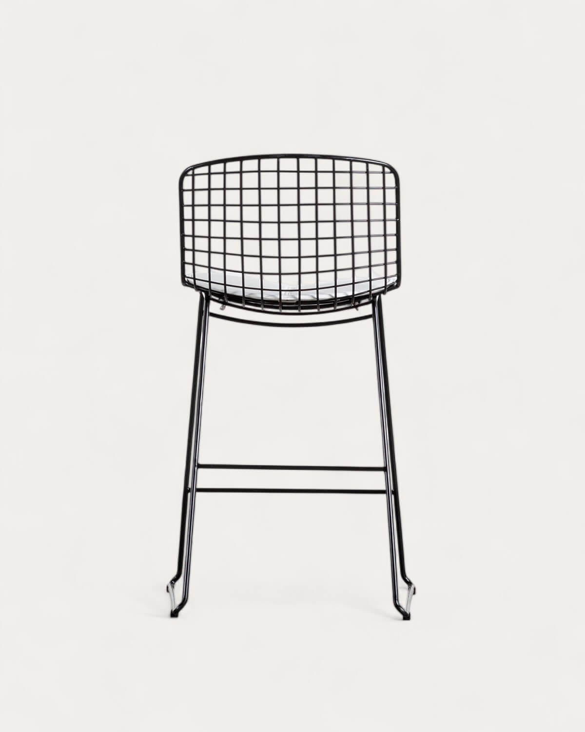 Taburete Alto de Metal (66 cm) Respaldo Bajo Aras , imagen de galer&iacute;a 3