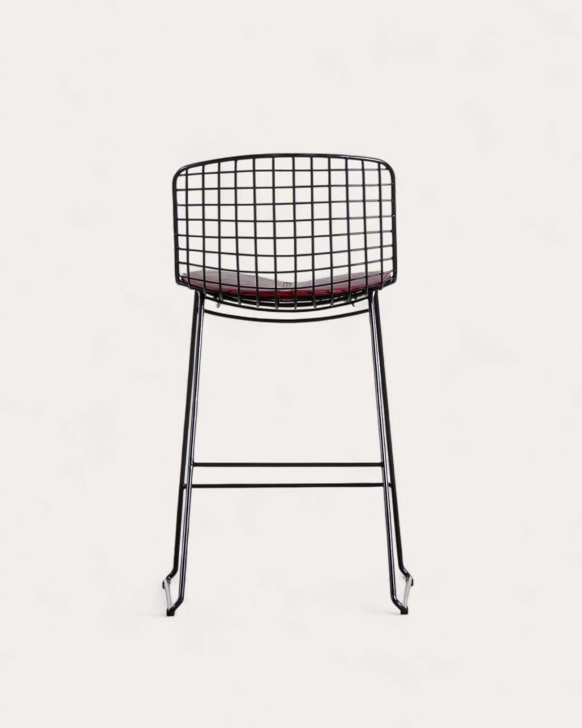 Taburete Alto de Metal (66 cm) Respaldo Bajo Aras , imagen de galería 3