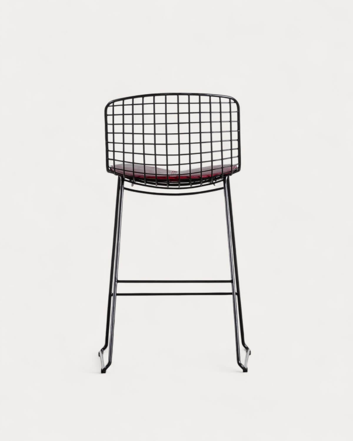 Taburete Alto de Metal (66 cm) Respaldo Bajo Aras , imagen de galer&iacute;a 3