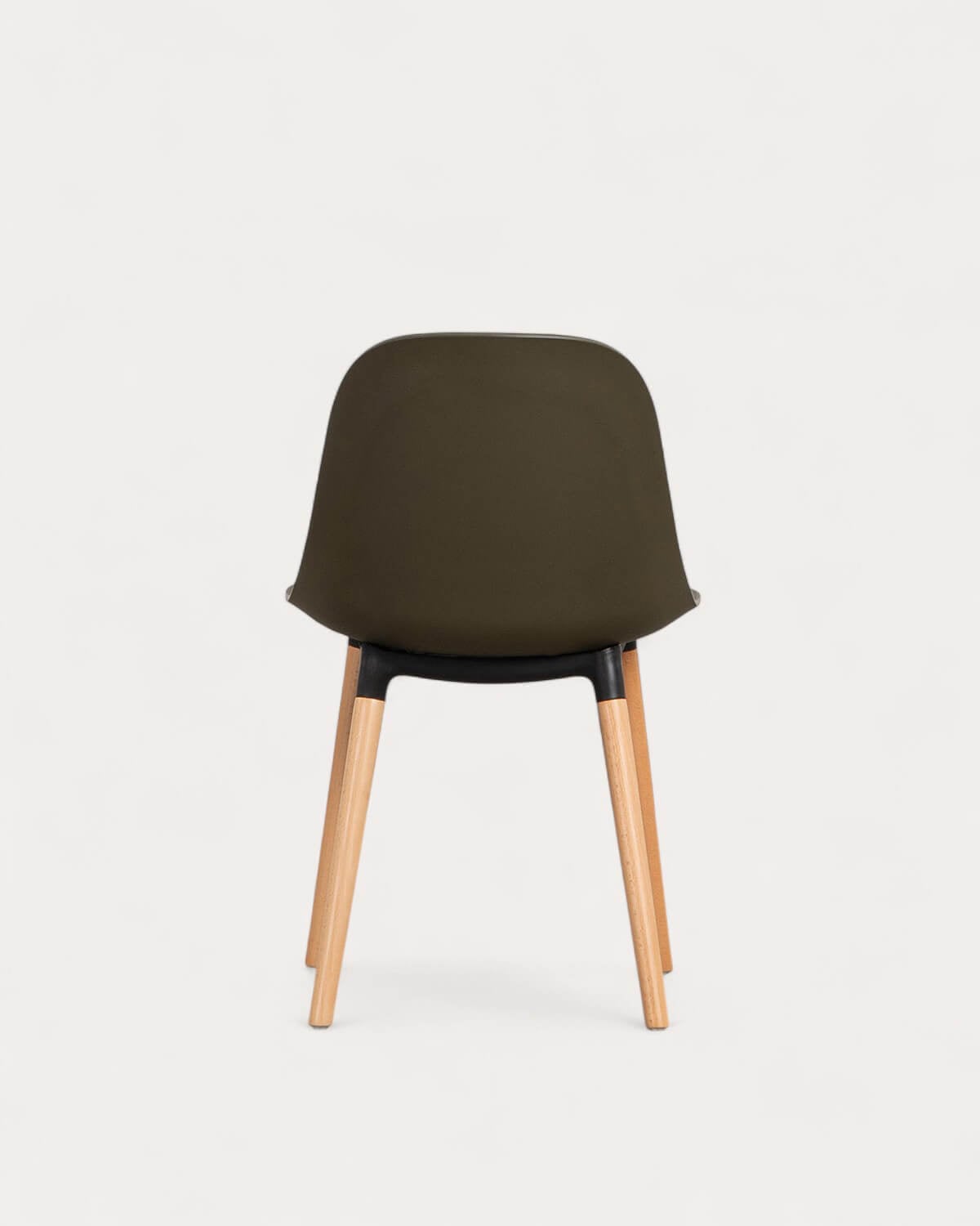Pack 2 Sillas de Comedor de Polipropileno y Madera Reine, imagen de galer&iacute;a 3