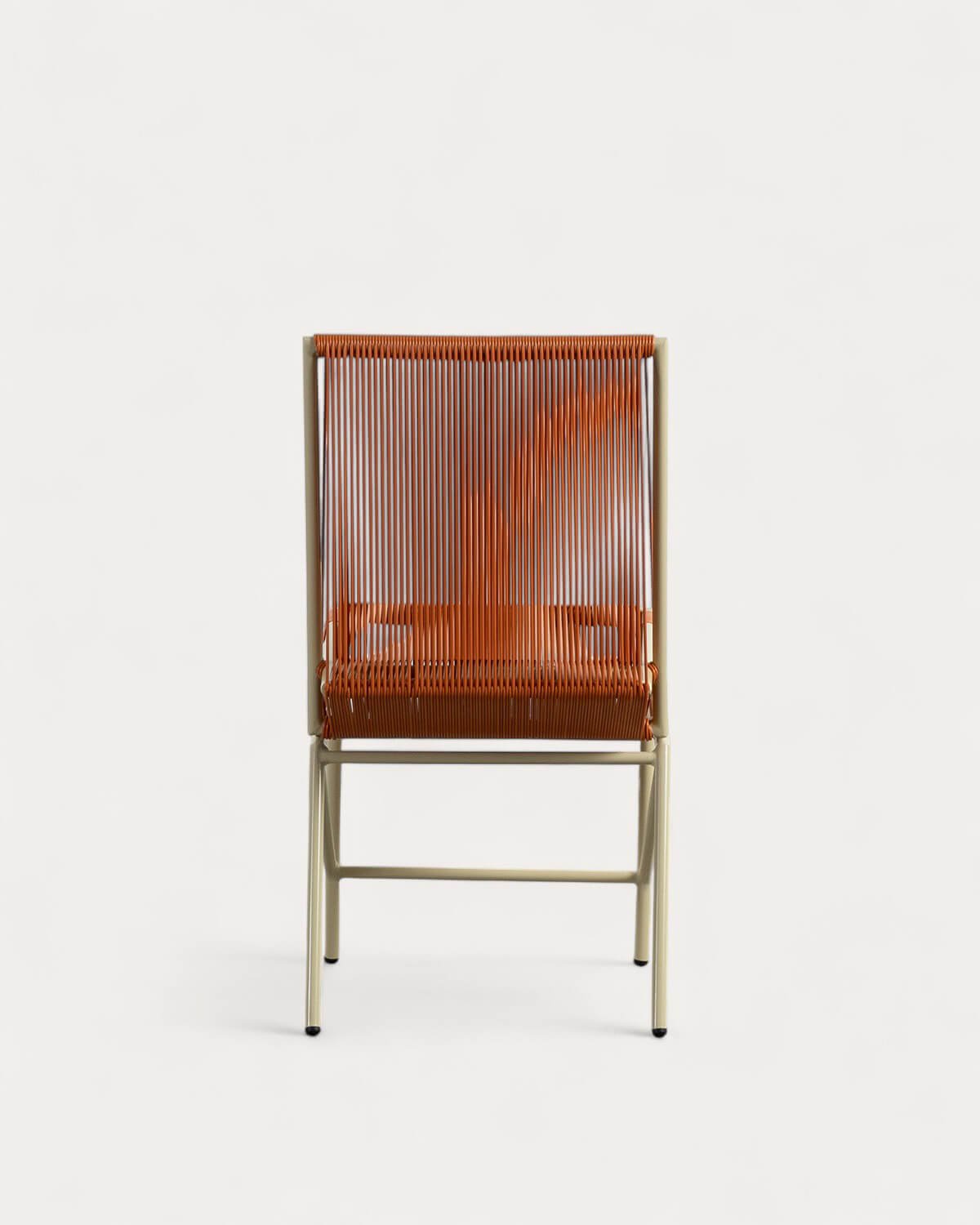 Silla de Comedor de Ratán Sintético y Metal Amur Colors, imagen de galería 5