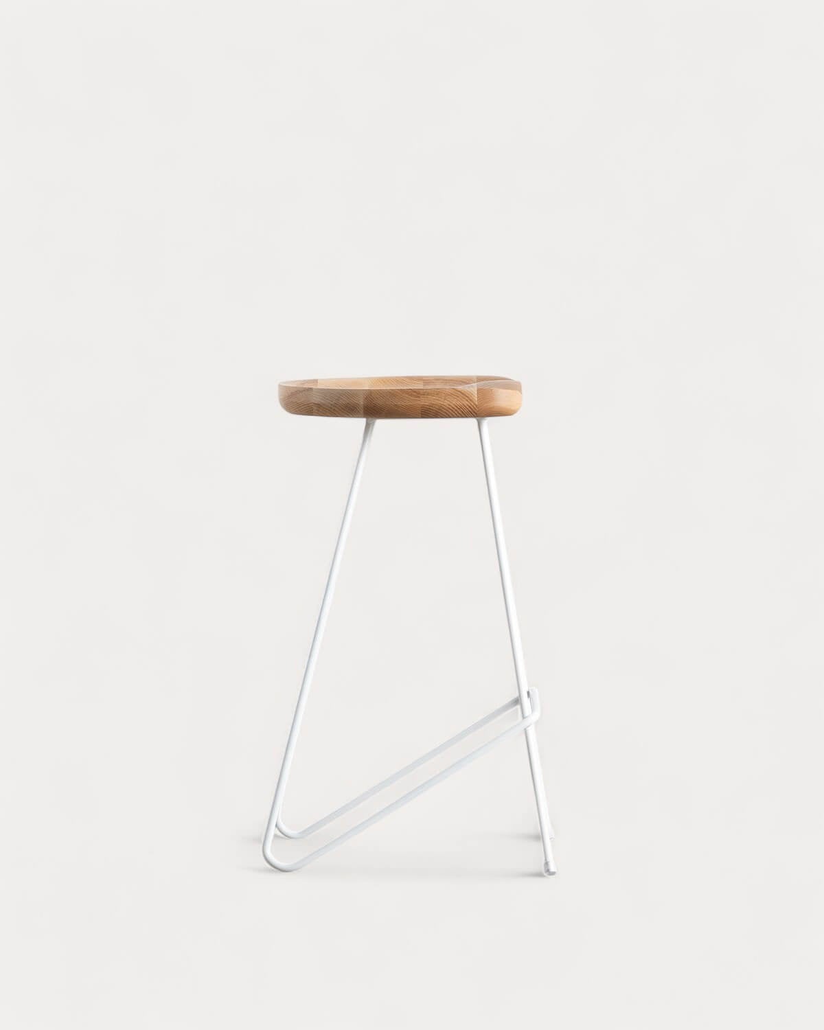 Pack 4 Taburetes Altos de Madera y Metal (67,5 cm) Roses, imagen de galer&iacute;a 3