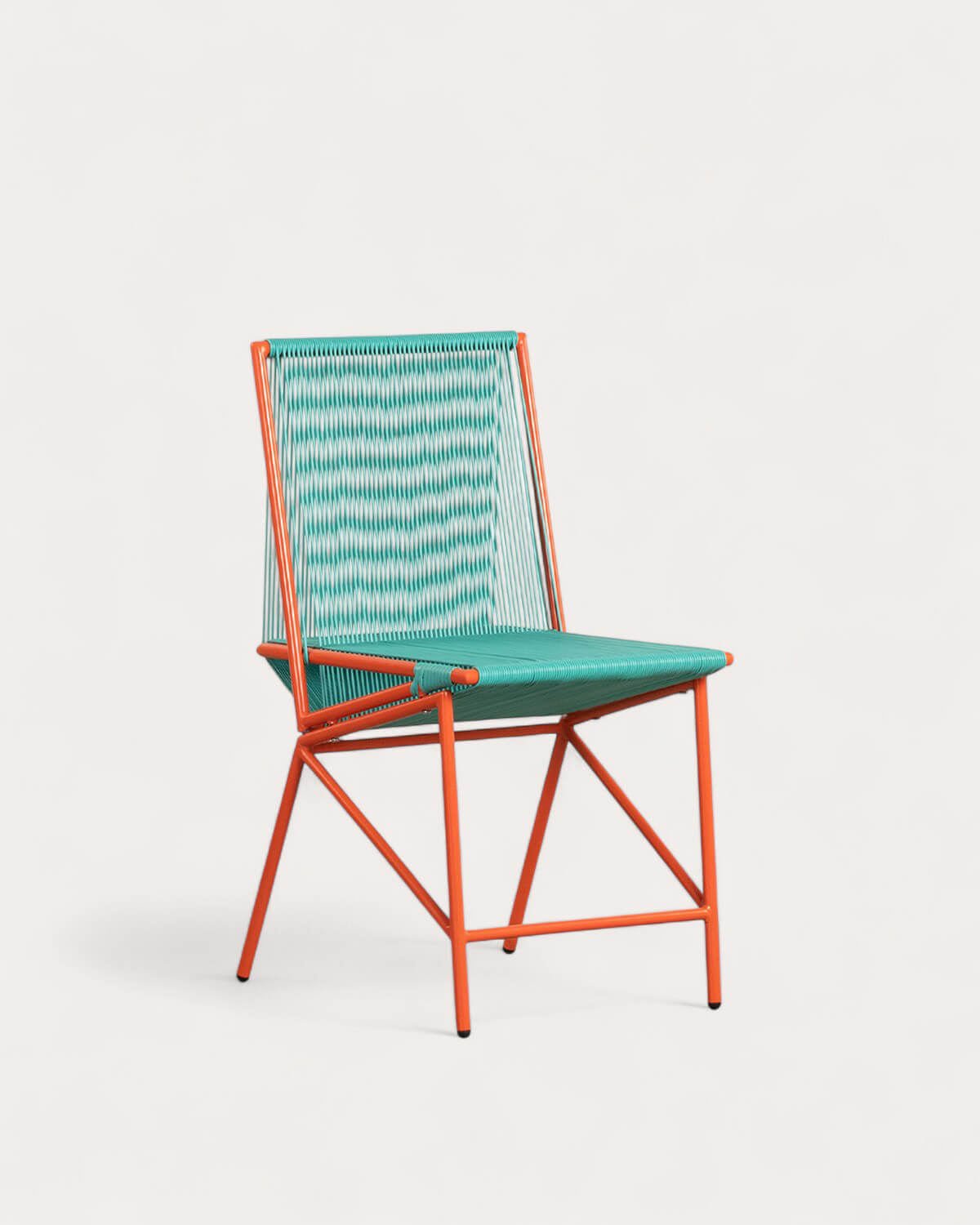 Pack 2 Sillas de Comedor de Ratán Sintético y Metal Amur Colors, imagen de galer&iacute;a 1