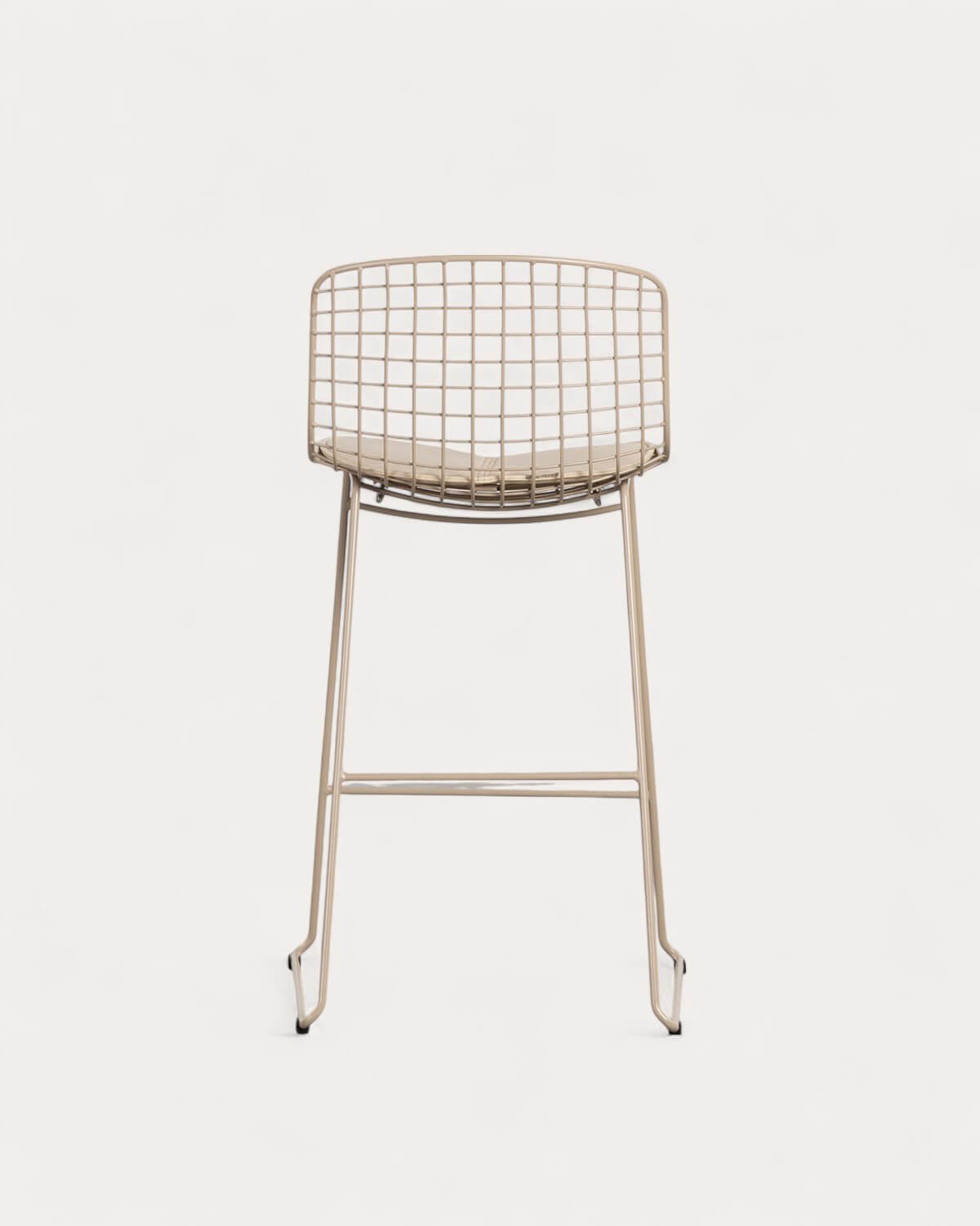 Taburete Respaldo Bajo de Metal (66 cm) Aras Fresh, imagen de galería 3