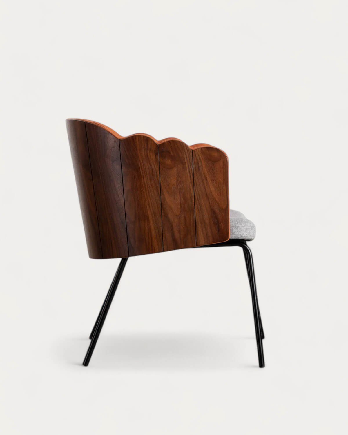 Pack 2 Sillas de Comedor de Madera y Tela Rene, imagen de galería 5