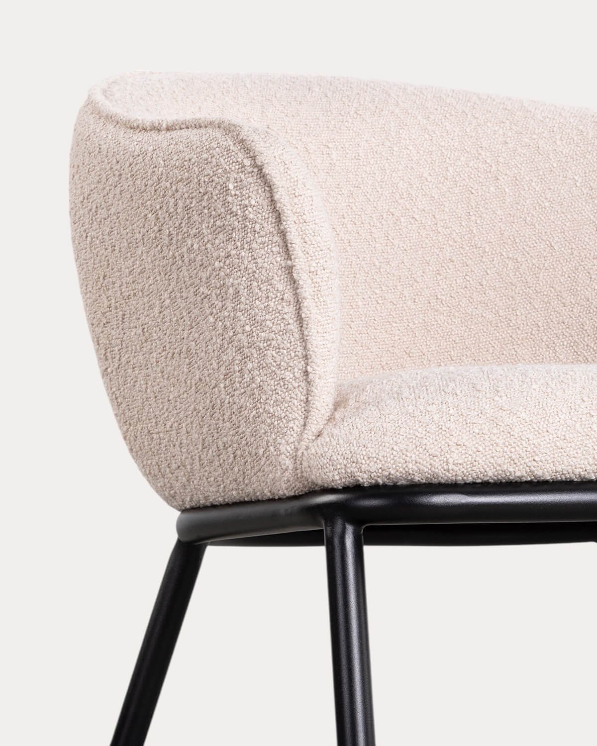 Silla de Comedor de Tela y Metal Bonie, imagen de galería 6