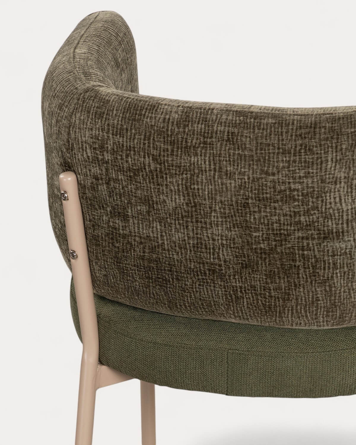 Pack 2 Taburetes Altos de Tela y Metal (64 cm) Hades Soft, imagen de galería 4