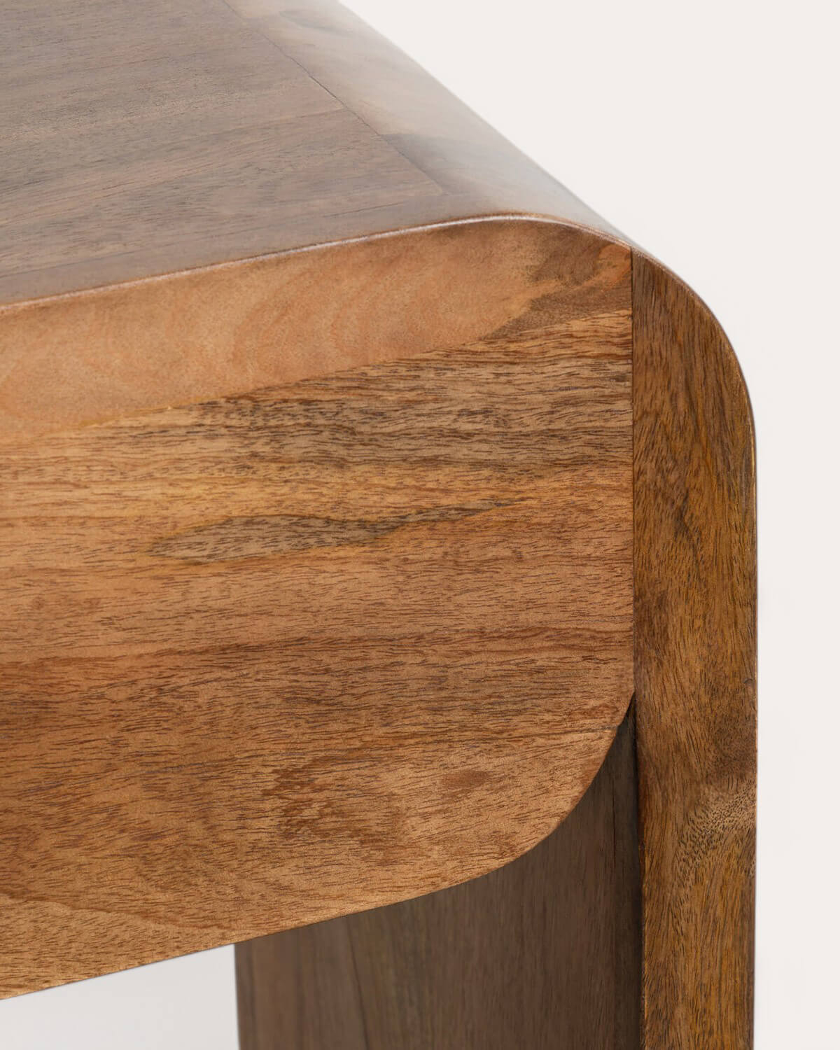 Consola recibidor rectangular 2 cajones 120x40 cm de madera de mango Vanile, imagen de galer&iacute;a 8