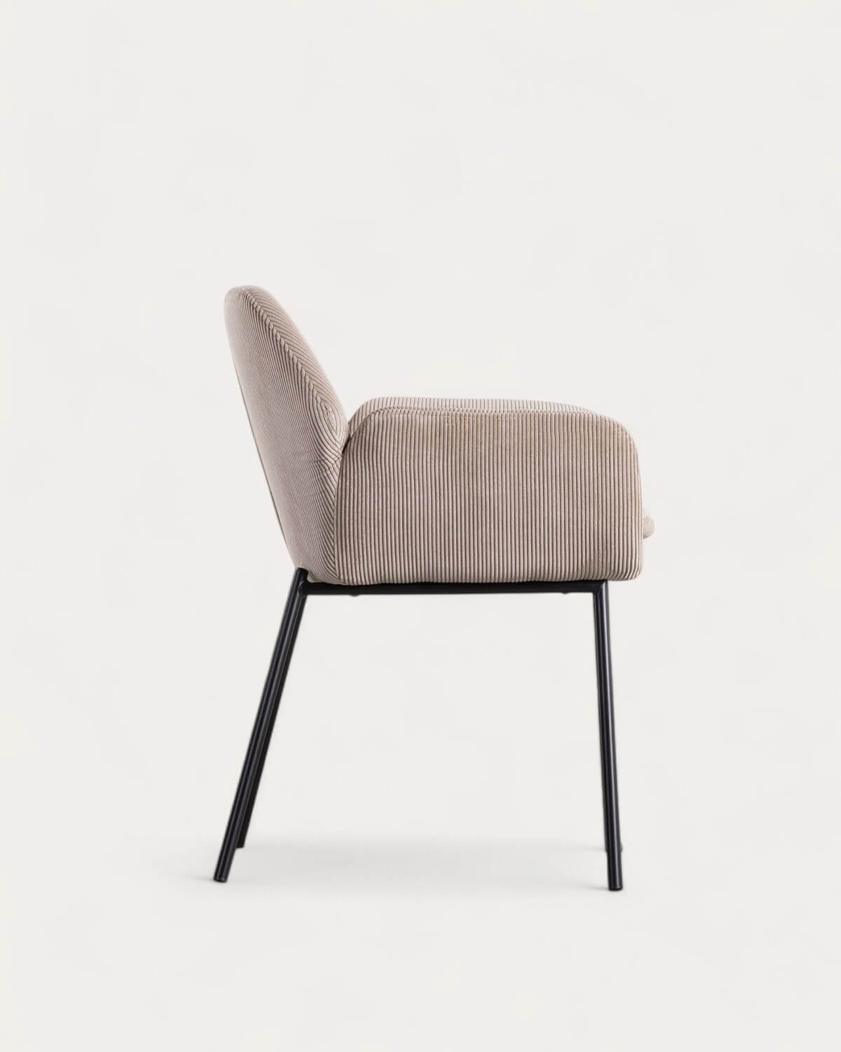 Silla de Comedor de Metal con Reposabrazos Eider Pana, imagen de galería 4