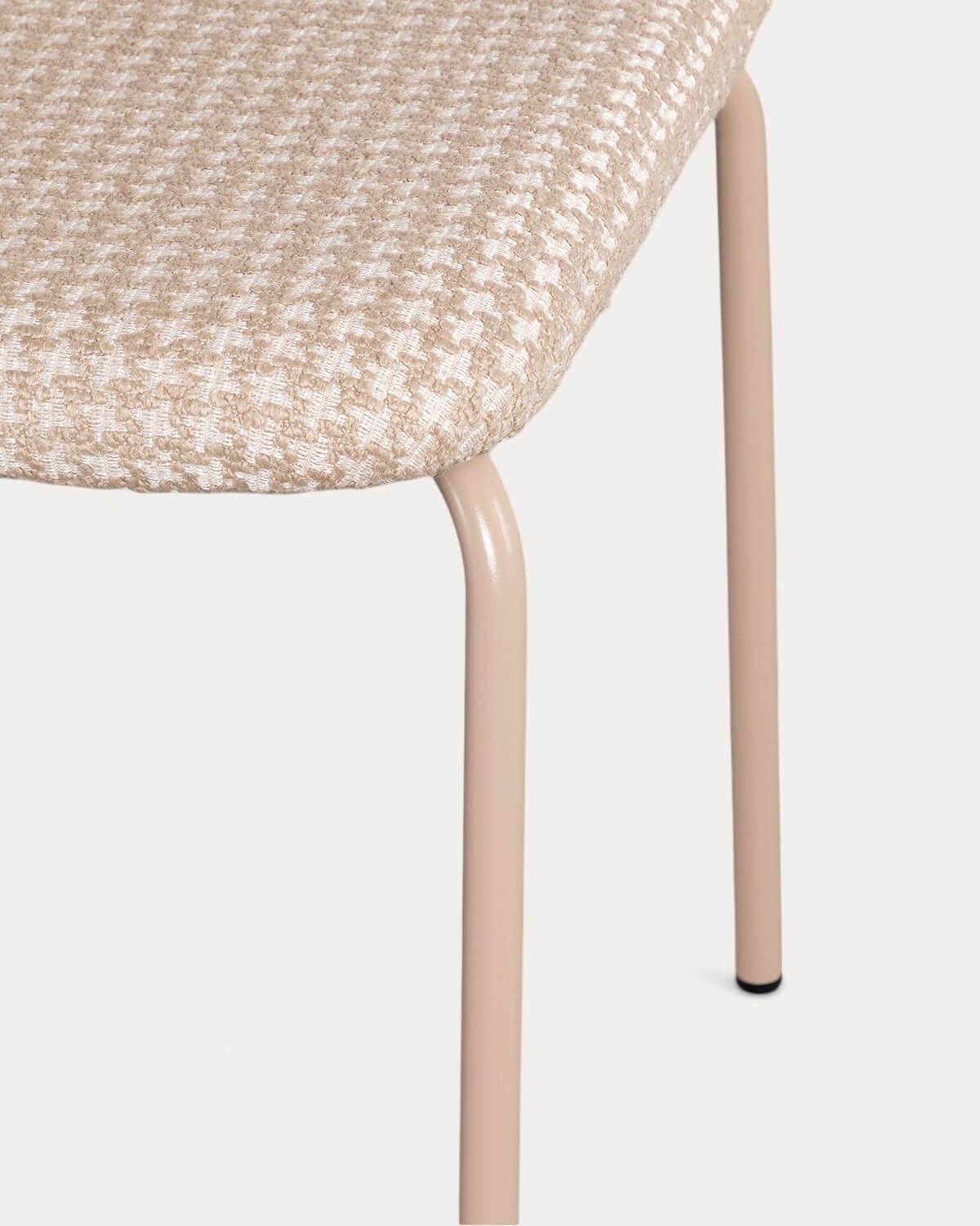 Silla de Comedor de Metal y Tela con Estampado Bonse, imagen de galería 7