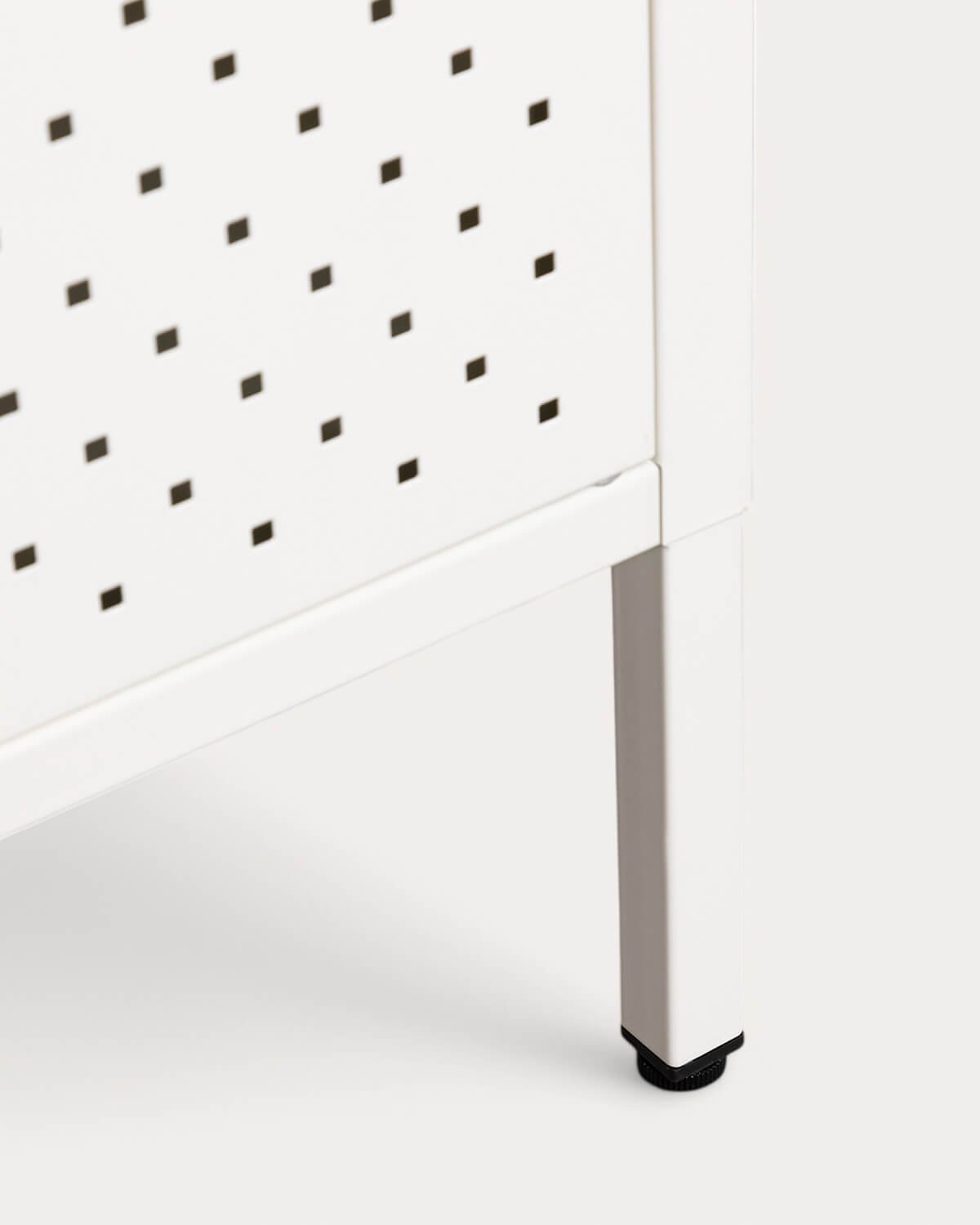 Aparador Bajo 3 Puertas de Acero Laminado y Madera de Pino Varys, imagen de galería 8