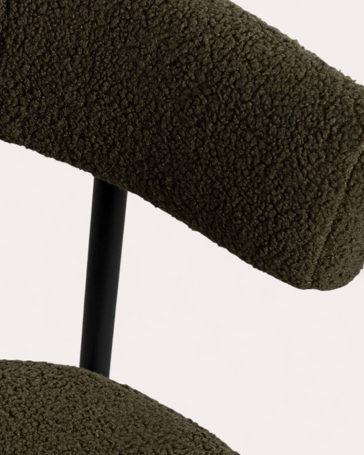 Silla de Comedor de Metal Eloise Bouclé , imagen de galería 5